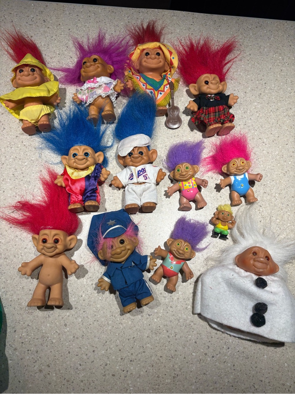 Trolls Russ Brand Assorted Troll Dolls vintage
